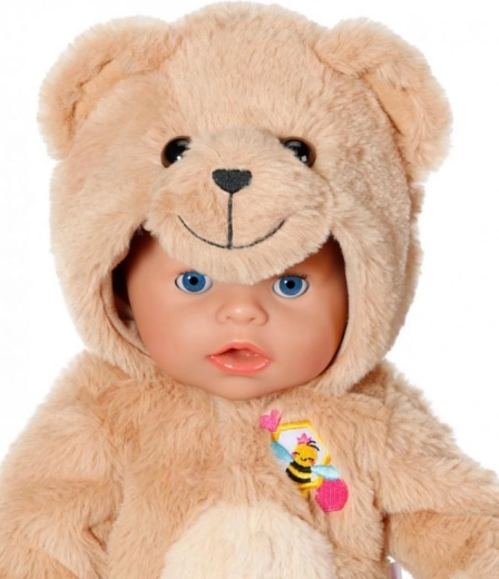 Kapuča z medvedkom in ljubkimi detajli