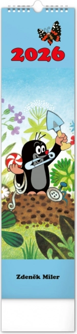 Stenski koledar Krtek 2026