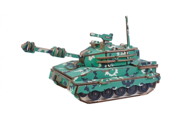 Woodcraft Lesene 3D puzzle Srednji tank