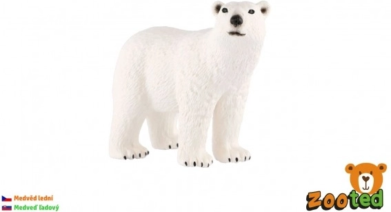 Plastična figurica polarnega medveda 10 cm