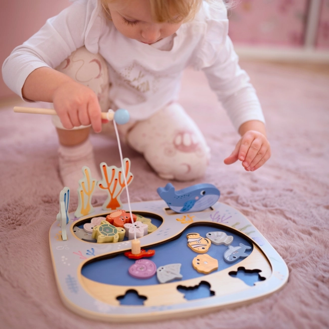 Ribolovna igrača Tooky Toy Montessori