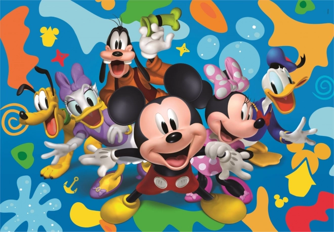 Sestavljanka Mickey in prijatelji, 104 koščkov