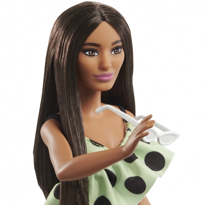 Barbie Fashionistas lutka v pikčastem kombinezonu