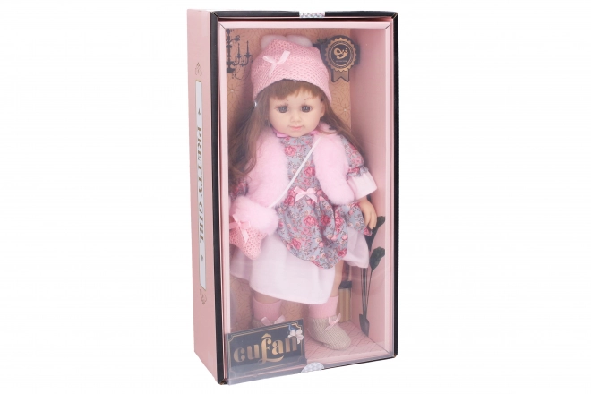 Lutka z ročno torbico 38cm