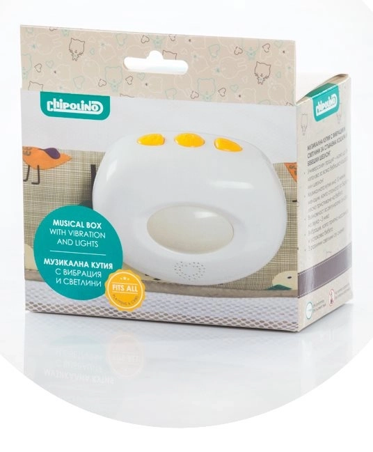 Glasbeni box z vibracijami in melodijami CHIPOLINO
