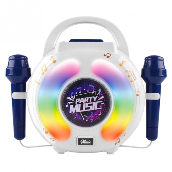 Karaoke komplet dva mikrofona in bluetooth zvočnik
