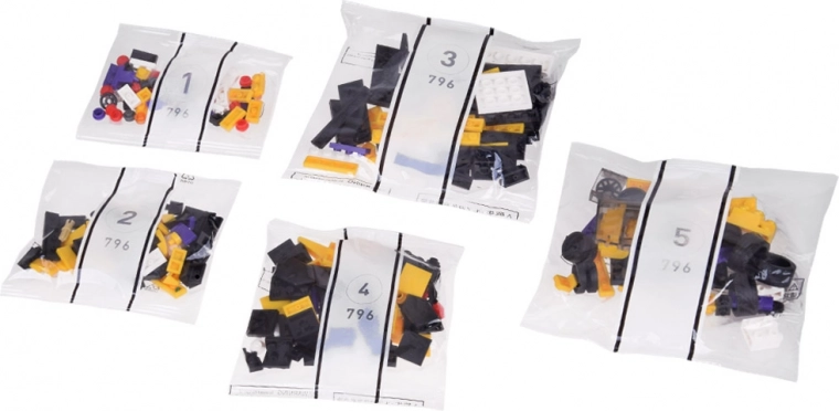 319 gradbenih delov + nalepke