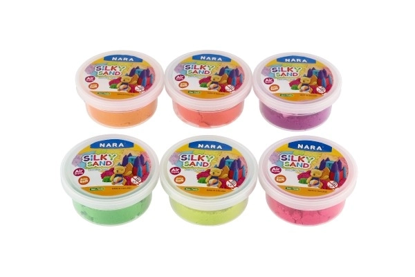 Kreativni barvni pesek Nara Silky Sand v škatli