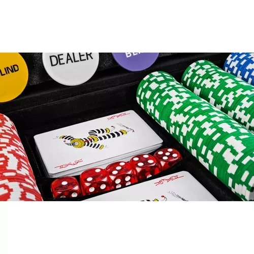 Poker - komplet 500 žetonov v HQ kovčku