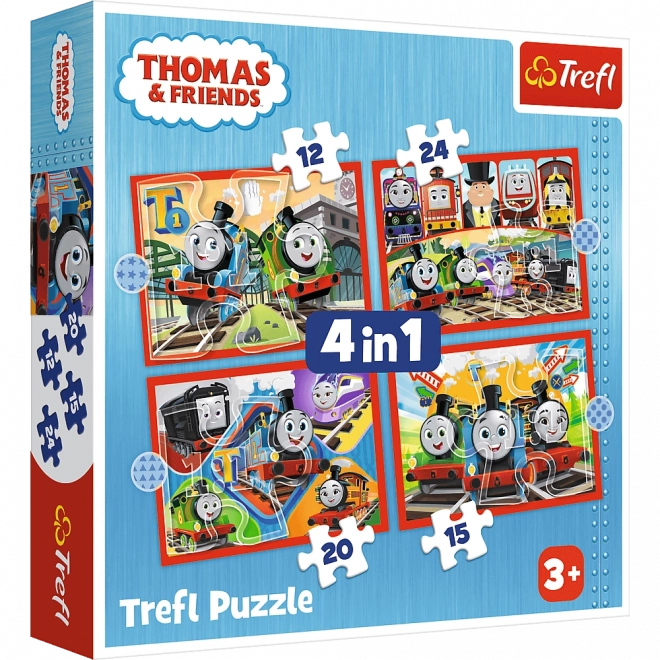 Sestavljanka 4v1 Pogumni Tomaž, Tomaž in prijatelji