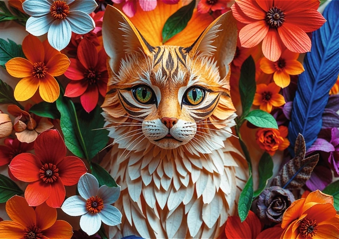 Sestavljanka Paper Art: mačka 1000 koščkov