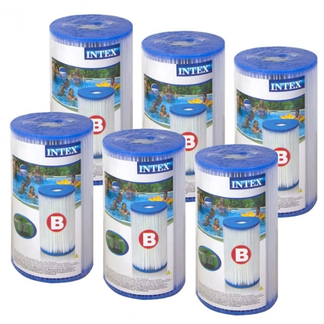 Komplet filtrov Intex Tip B 6 kosi