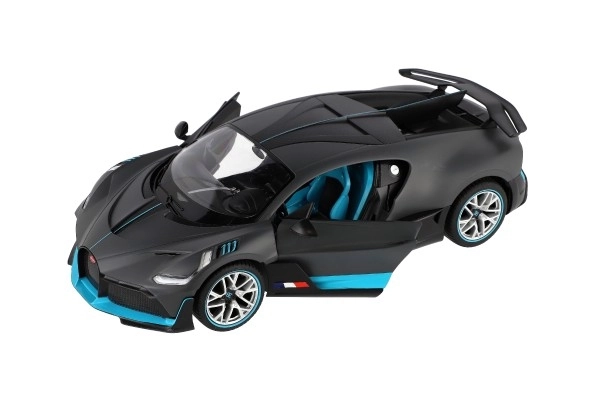 Auto RC Buggatti Divo sivo plast 32cm 2,4GHz na dalj. upravljanje na baterije v škatli 43x18x25cm
