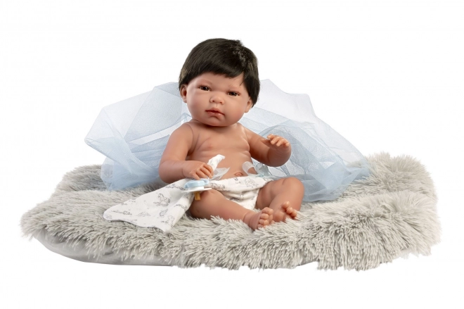Realistična dojenčkasta lutka Llorens New Born Fant z vinylnim telesom 40 cm