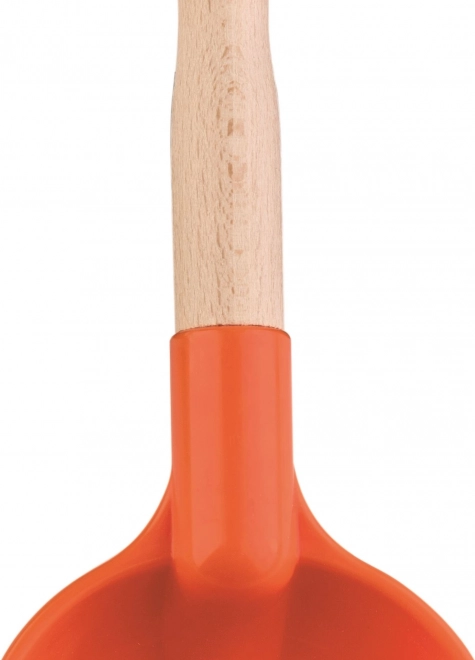 Androni lopata z lesenim ročajem dolžina 34 cm – Rdeča