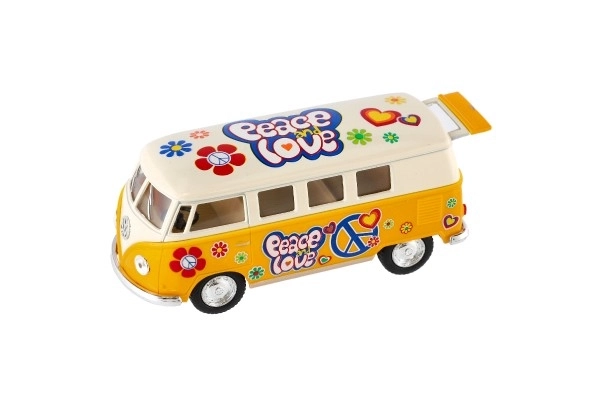 Avtobus Kinsmart VW Klasičen kov/plast 13cm na vzmetni pogon