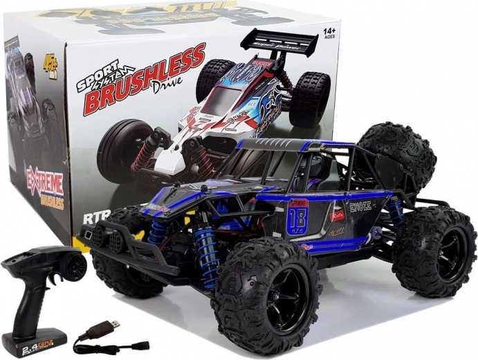 Terensko buggy RC 1:18 modro ENOZE 45 km/h