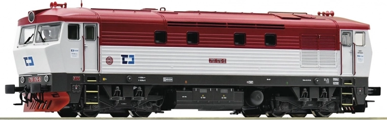 Roco dizelska lokomotiva 751 »Bardotka« ČD Cargo, digitalna z zvokom (H0)