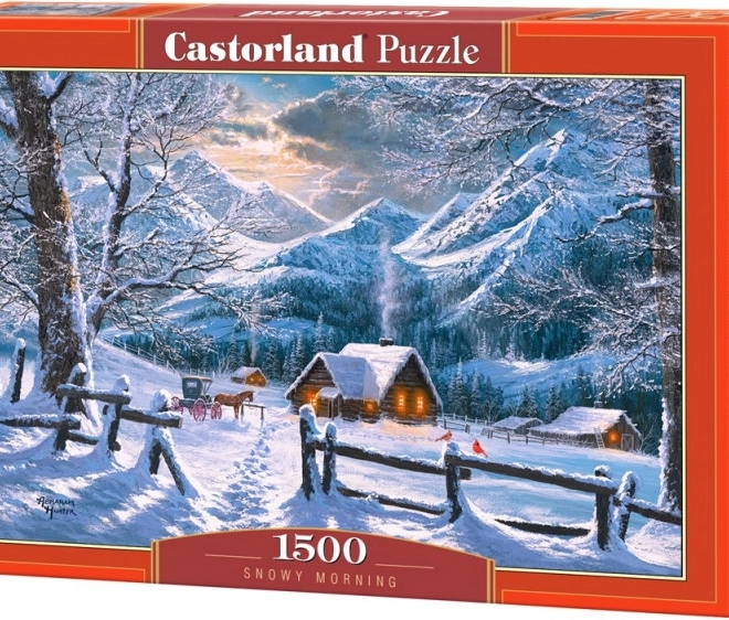 Sestavljanka Castorland 1500 koščkov Snežno jutro
