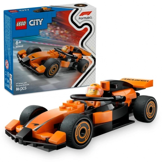 LEGO® City 60442 Dirkač F1 z dirkalnim avtom McLaren