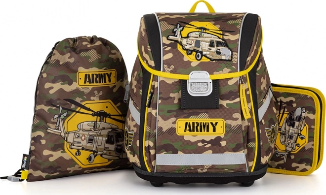OXYBAG Šolski set 3 kosi Premium Light Helikopter