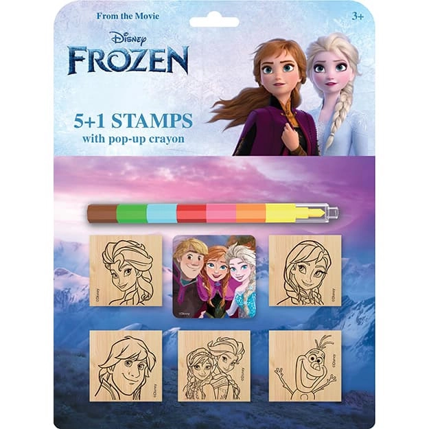 Komplet žigov s voščenkami Frozen - Ledeno kraljestvo
