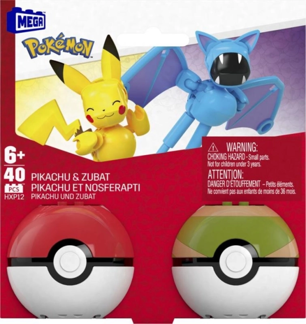 Mega Pokémon Pokéball - Pikachu in Zubat