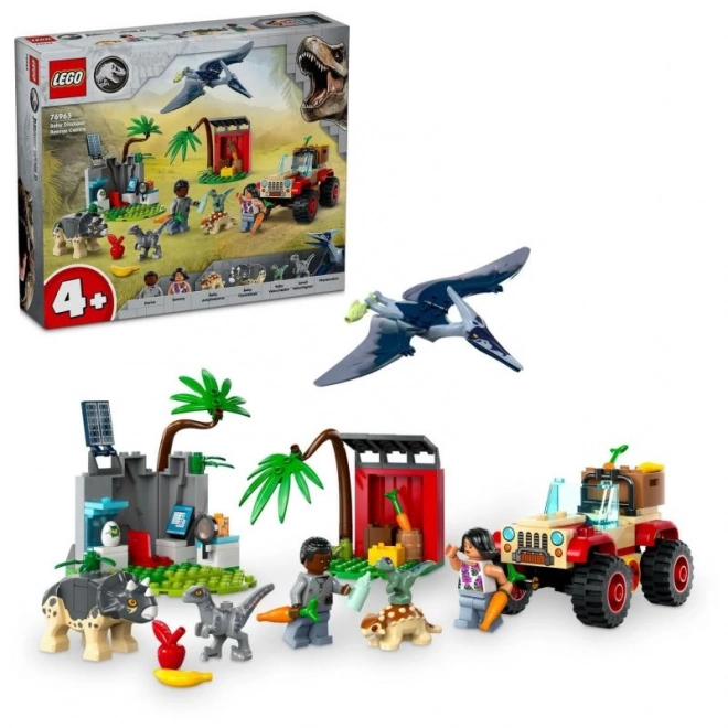 LEGO® Jurski svet 76963 Reševalno središče za dinozavrske mladiče