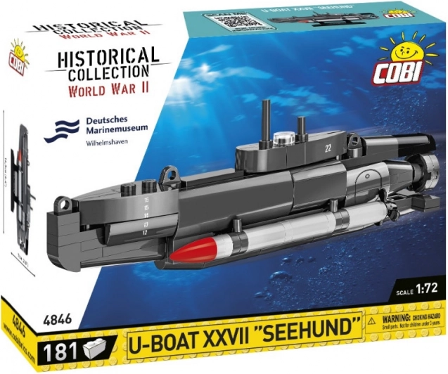 Model podmornice U-Boat Seehund (Tip XXVII) 1:72