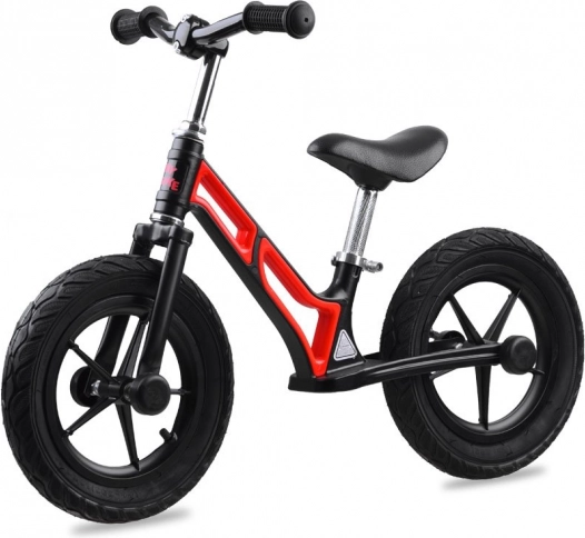 Poganjalec TINY BIKE z 12" napihljivimi kolesi in magnezijevim okvirjem – Rdeča