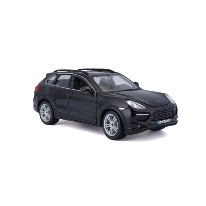 Kovinski model Porsche Cayenne Turbo črn 1/24