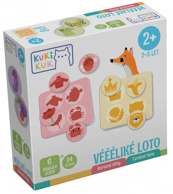 KukiKuk 80035 Veliko loto Barvne sence