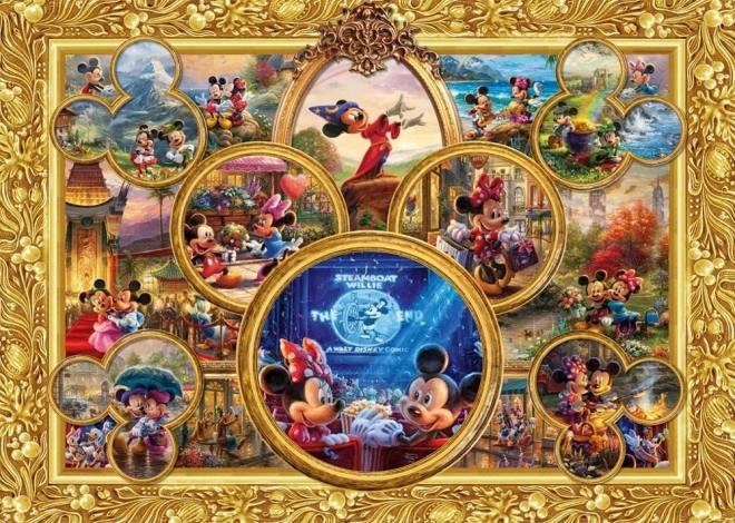 Sestavljanka kolaž: Mickey in Minnie 2000 kosov