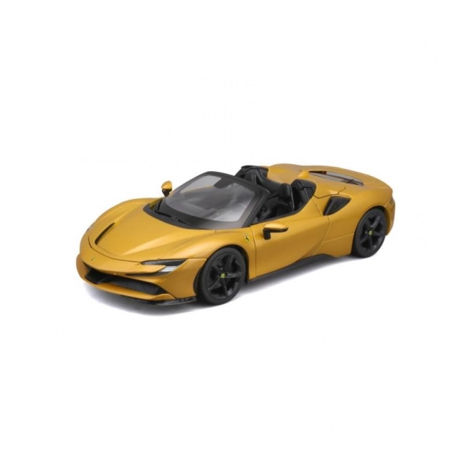 Bburago Ferrari SF90 Spider 1:18 - Rumena