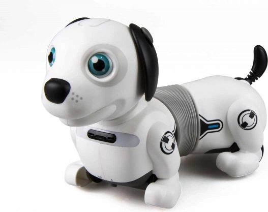Interaktivni robotski pes Dackel z lučmi in pametno žogo