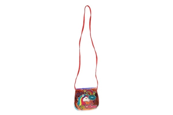 Torba/Mavrica samorog torbica plast 4 barve v vrečki 17x15x3cm