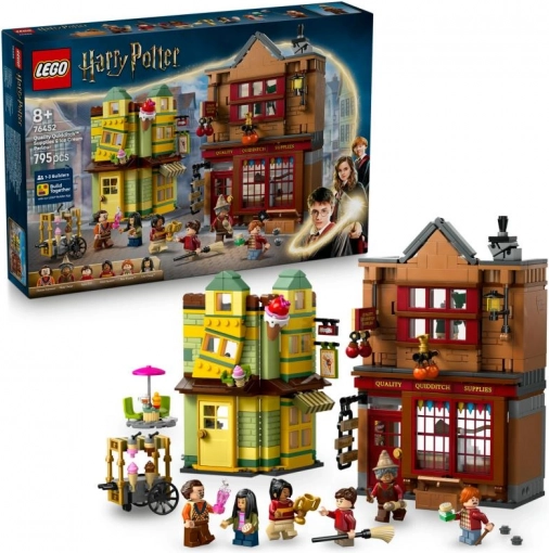 Prvovrstne potrebščine za quidditch in sladoledarstvo LEGO Harry Potter