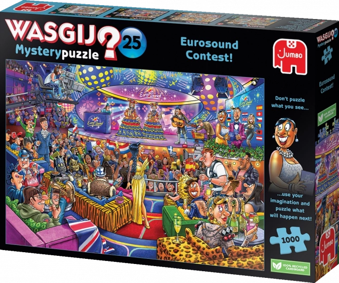JUMBO Sestavljanka WASGIJ Mystery 25: Tekmovanje Eurosound! 1000 kosov