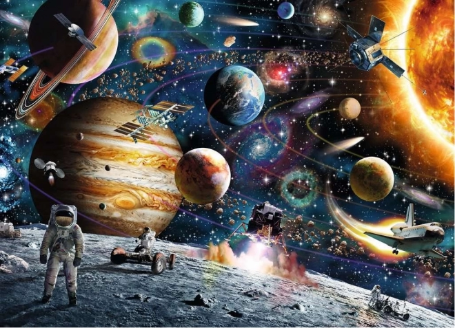 Sestavljanka Astronavt v vesolju 60 kosov