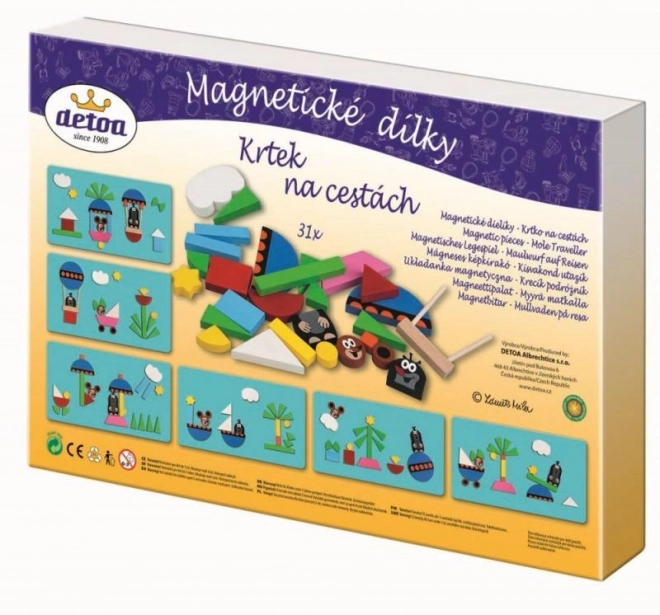 Magnetna sestavljanka - Krtek