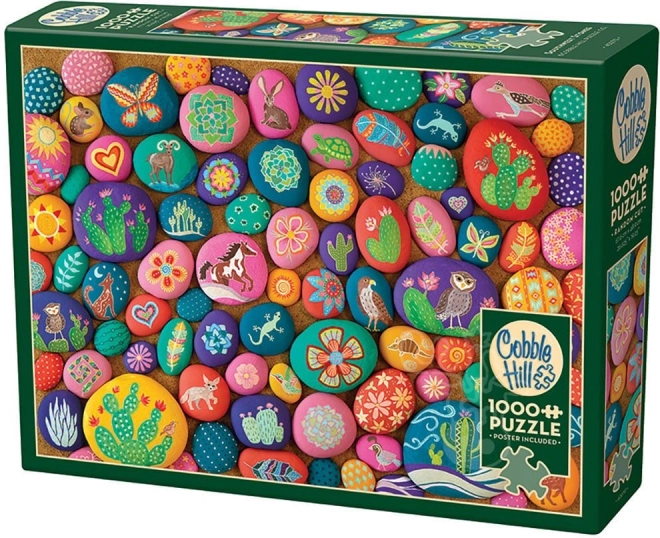 Puzzle Poslikani kamni jugozahoda COBBLE HILL 1000 kosov