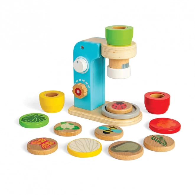 Leseni mikroskop za otroke Bigjigs Toys