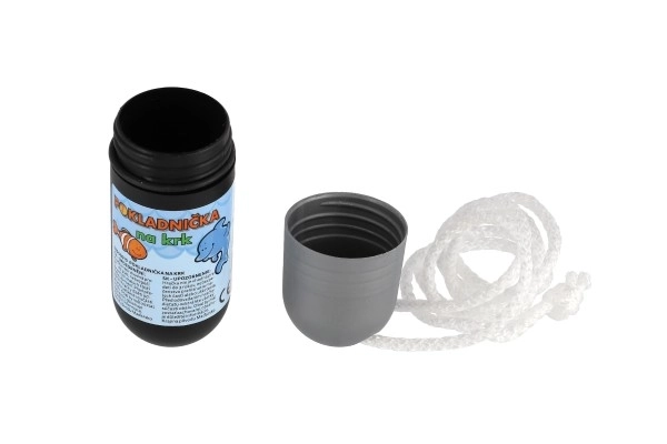 Skrinjica za okrog vratu s trakom 11,5 cm plastika, mešanica barv