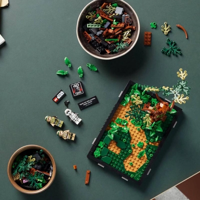 LEGO® Star Wars™ 75353 Preganjanje s spidrji na planetu Endor™ – diorama