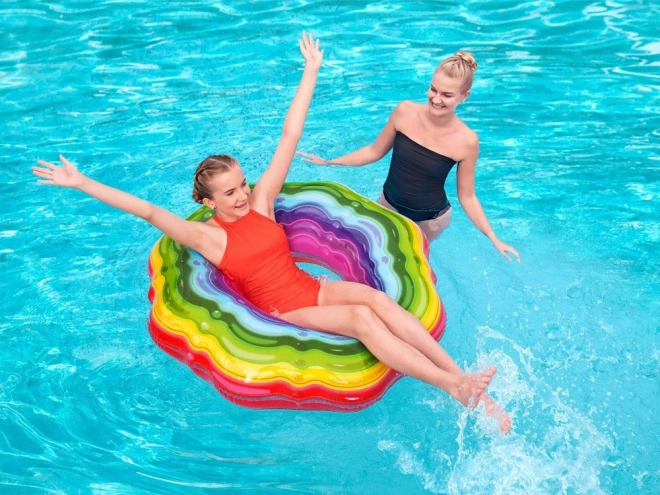 Bestway napihljiv obroč mavrični žele 115 cm