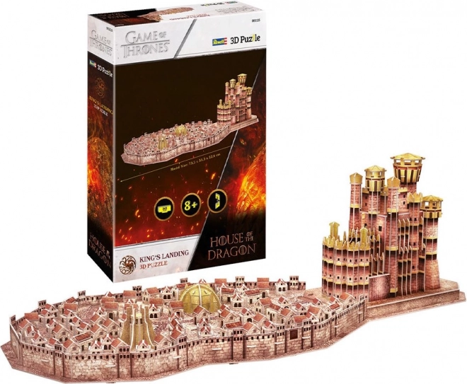 Revell 3D puzzle Hiša zmaja: Kraljevi pristan, 262 kosov