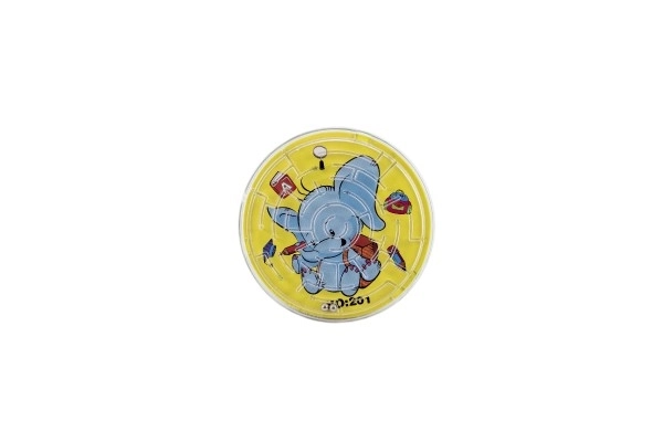 Plastična uganka z kroglico 7cm