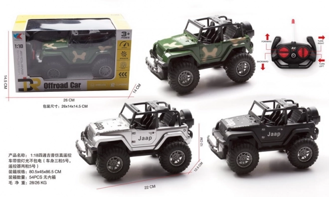 Avto terensko RC na daljinsko upravljanje 22 cm