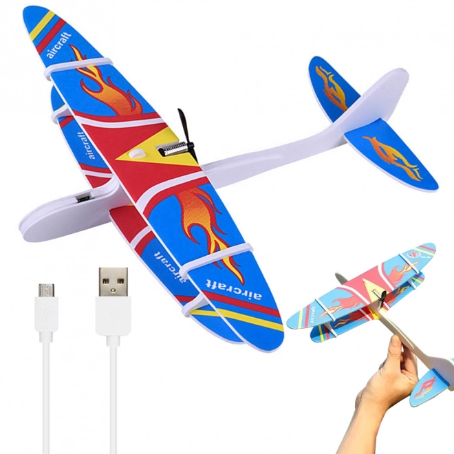 Polistirenov avion z USB motorjem