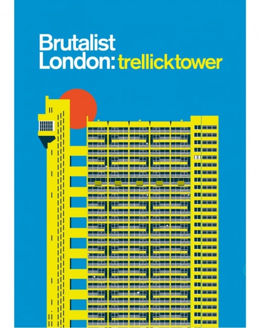Gibsons sestavljanka Brutalistični stolp London 500 koščkov